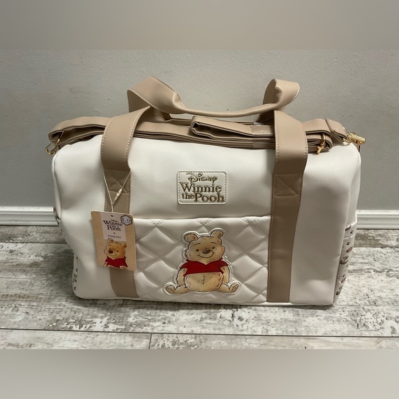 NWt Winnie the Pooh weekender bag, backpack and phone crossbody bag - Picture 2 of 12